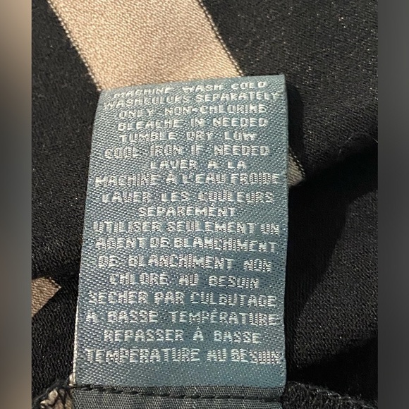 Gabby Skye Black And Beige 3/4 Sleeve Dress Sz 10 - Picture 10 of 16